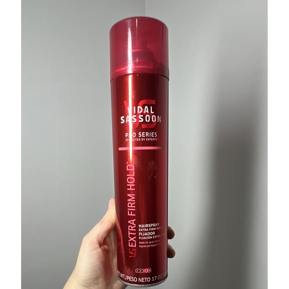 Vidal Sassoon Pro Series Extra Firm Hold #4 Hairspray NEW 17oz Bottle Hair Care
